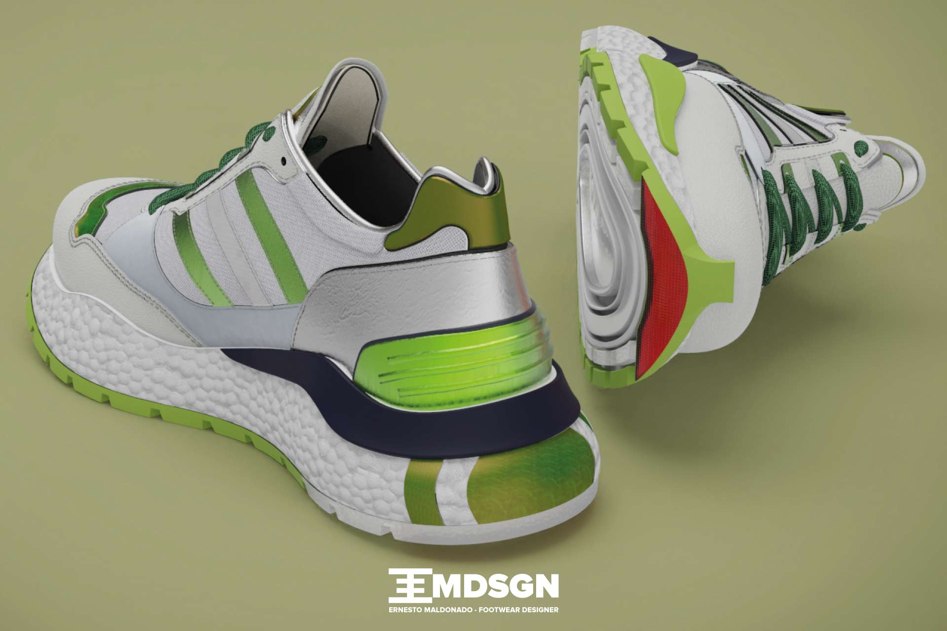 ernesto maldonado footwear 3d designer shoes design 3d shoes