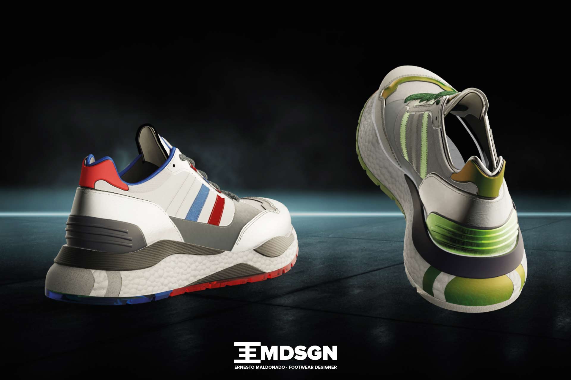 ernesto maldonado footwear 3d designer shoes design 3d shoes