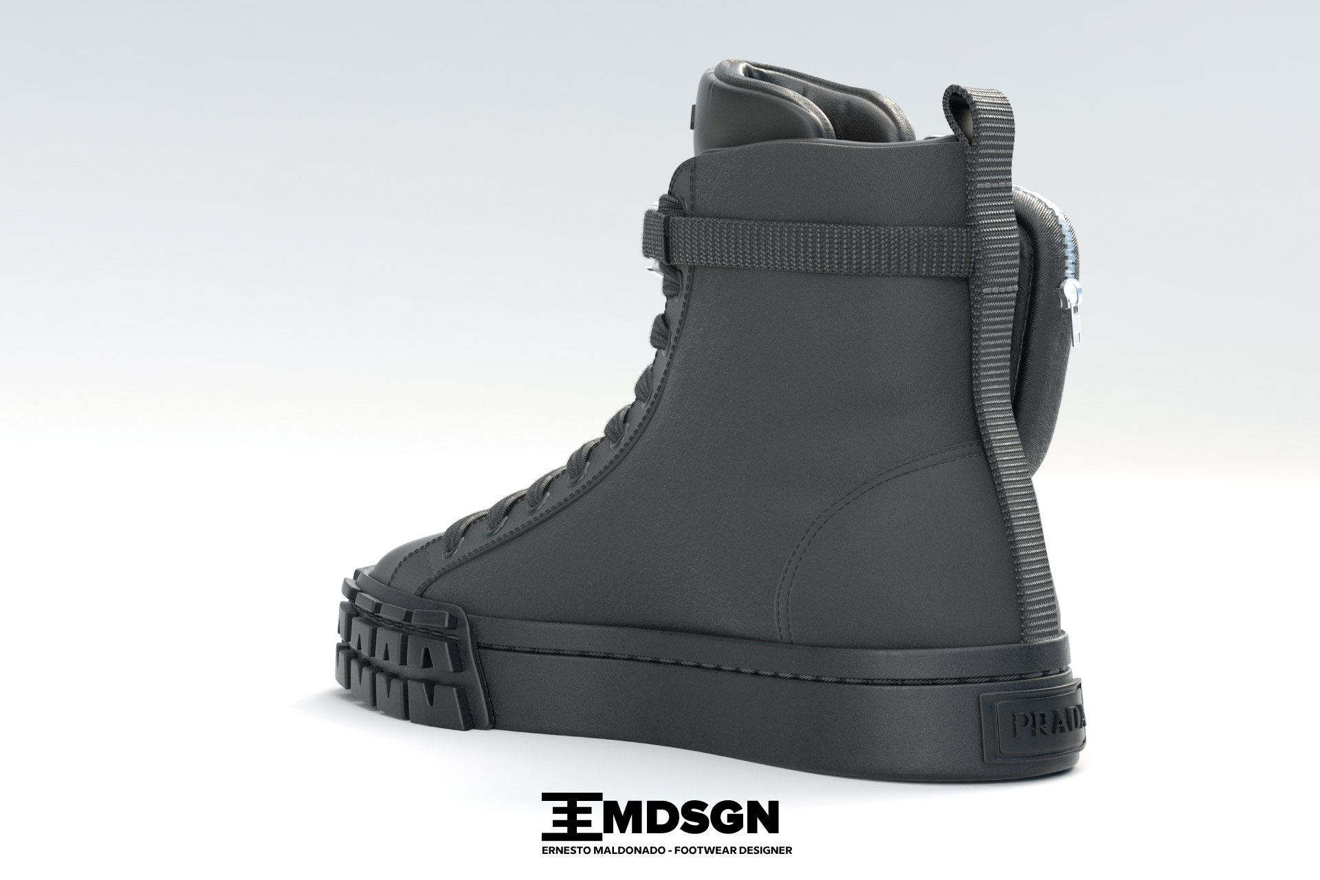 Footwear designer Ernesto Maldonado 3D shoes