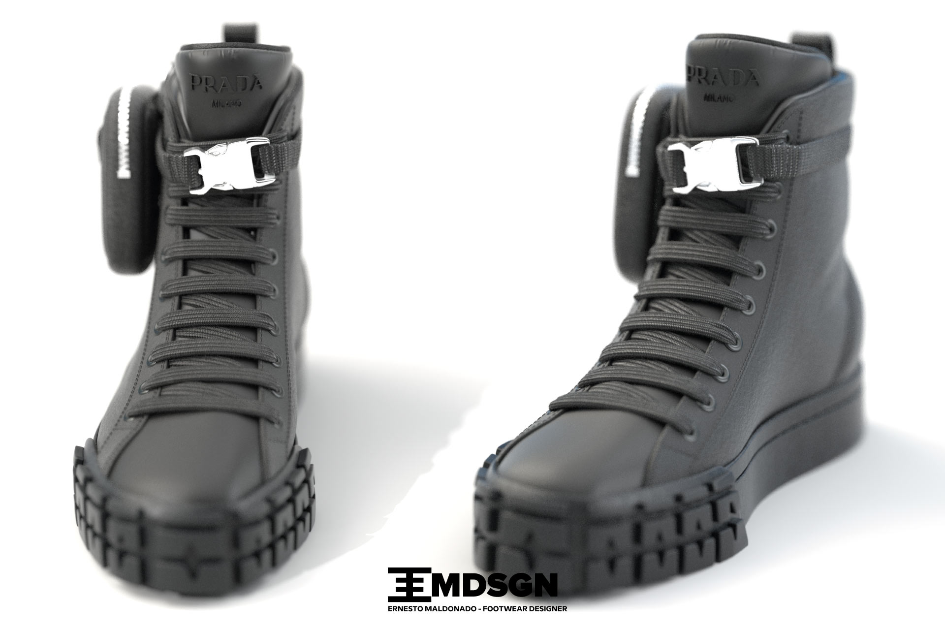 Footwear designer Ernesto Maldonado 3D shoes