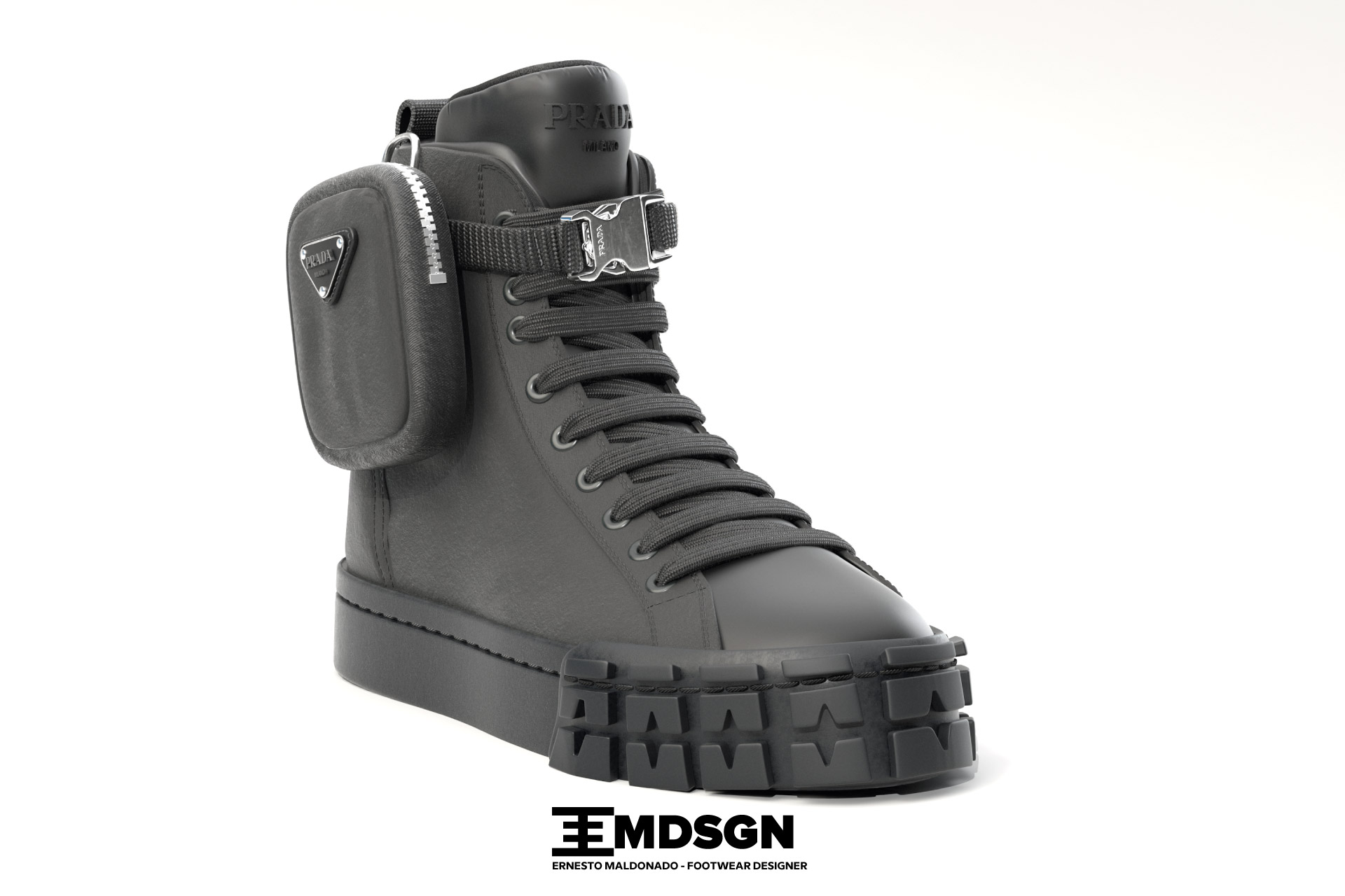 Footwear designer Ernesto Maldonado 3D shoes